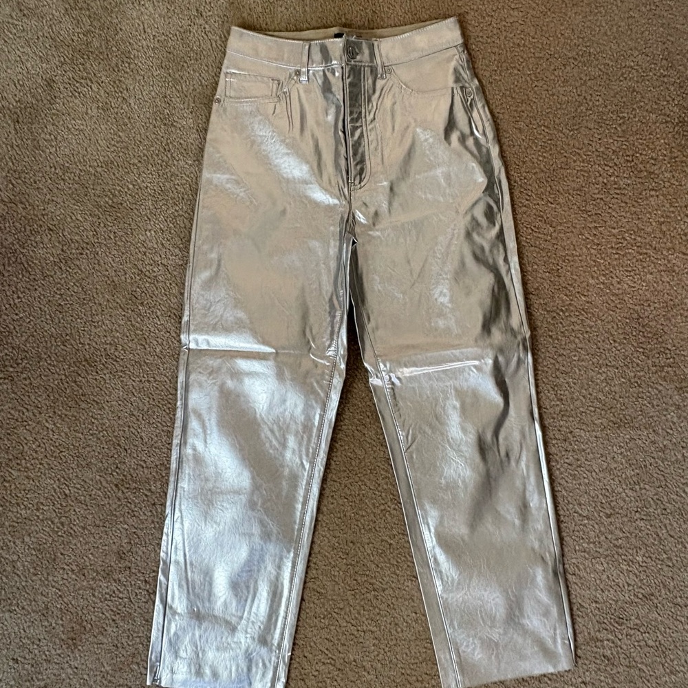 Express Silver Pants size 4